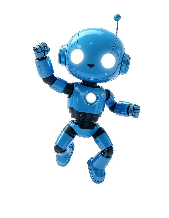 Immi mascot jumping